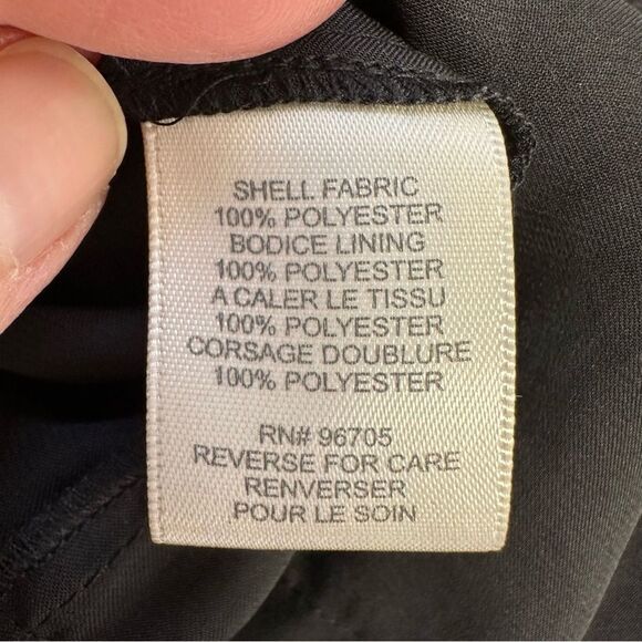 REBECCA TAYLOR Sateen Strapless Eyelash Tier Bustier Cocktail Mini Dress Black 6 - Picture 10 of 15